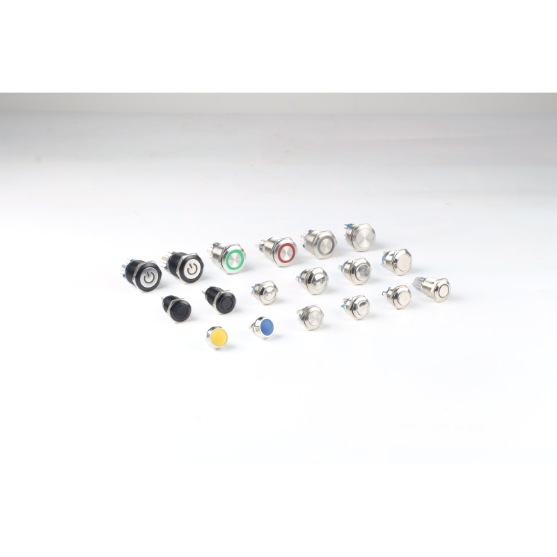 серия iehc YHJ 12 мм на металлическом кнопочном переключателе