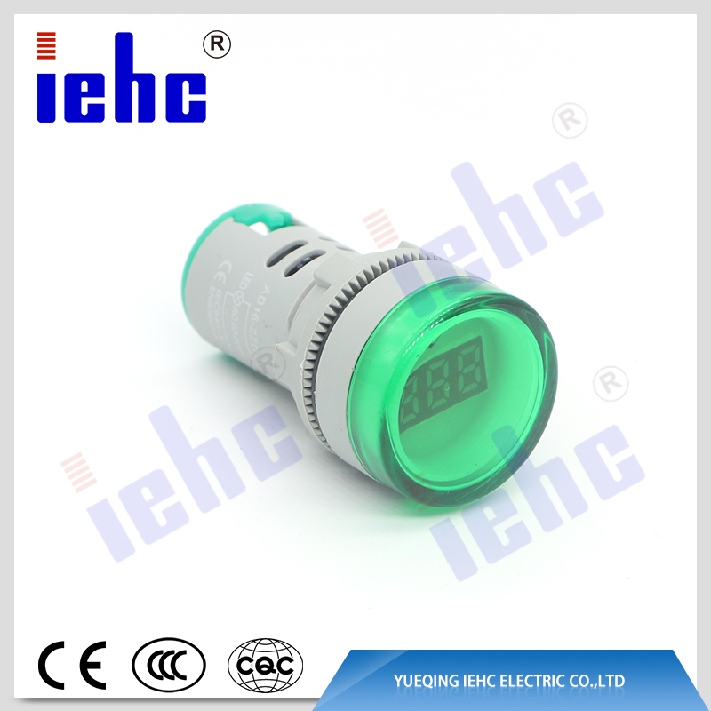 high quality AD6 series 22mm led digital voltmeter indicator light