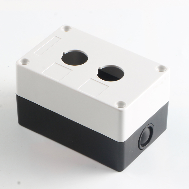 iehc HJ9-2W waterproof two holes push button control switch box