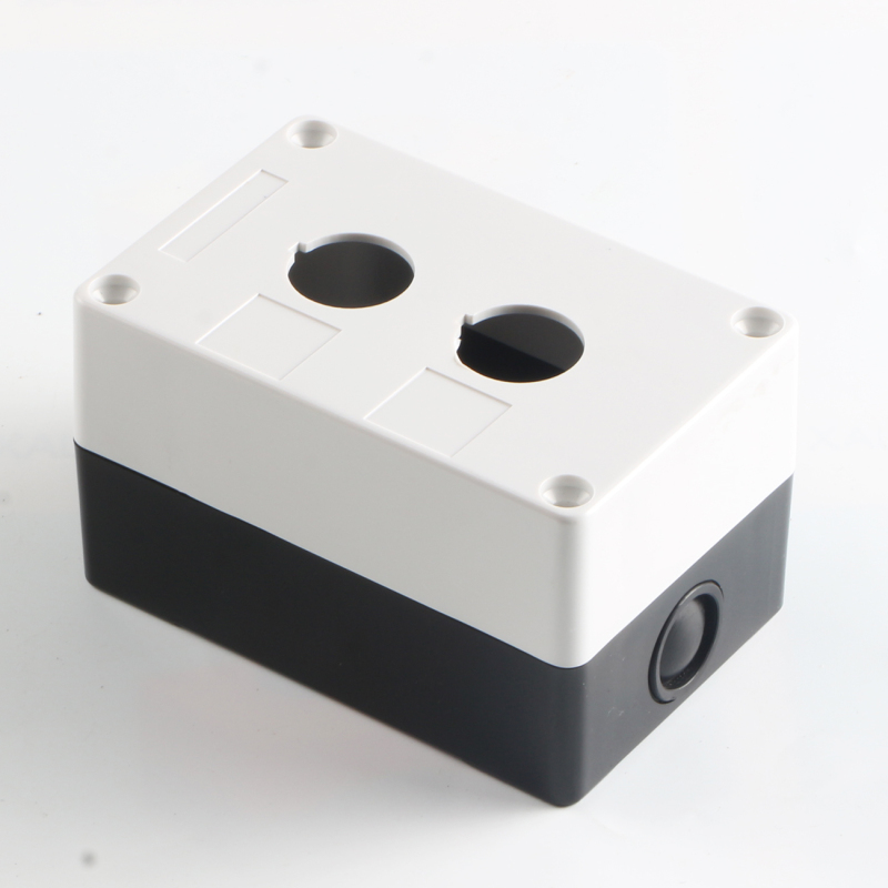 iehc HJ9-2W waterproof two holes push button control switch box