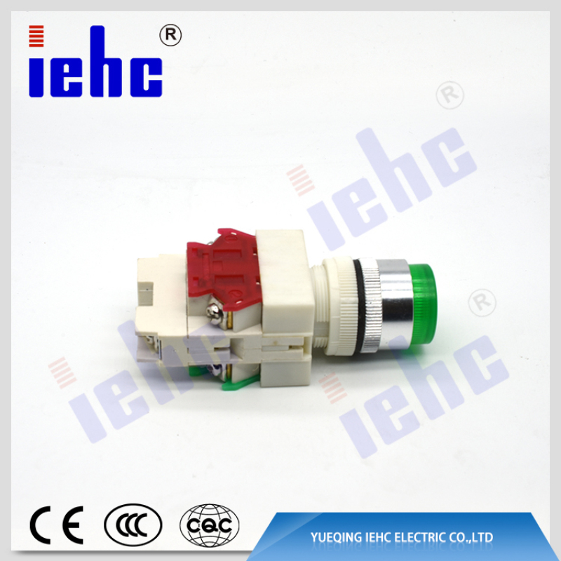 iehc LAY90 22mm momentary / latching illuminated push button switch with light