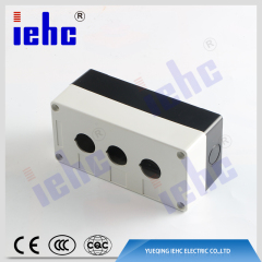 iehc HJ9-3W waterproof three holes push button control switch box