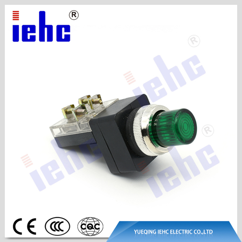 iehc 4 pin waterproof momentary illuminated push button switch with light