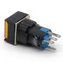 iehc LAY90 series high quality 16mm illuminated square push button switch with LED light