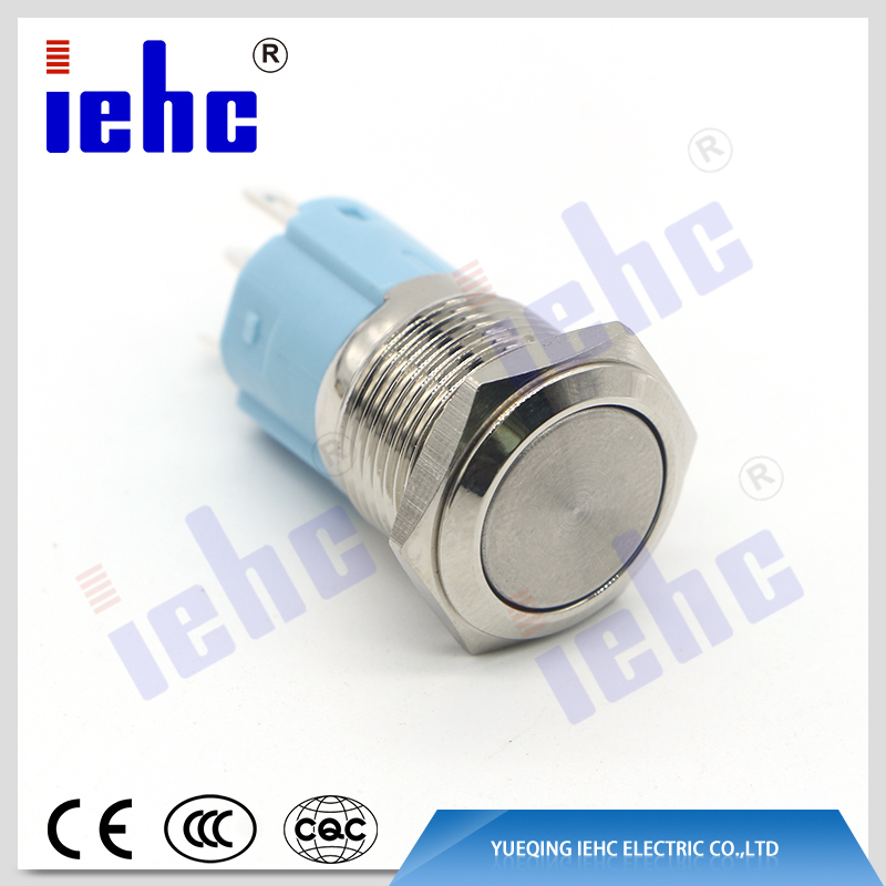 YHJ series new design factory supply 16mm metal push button switch