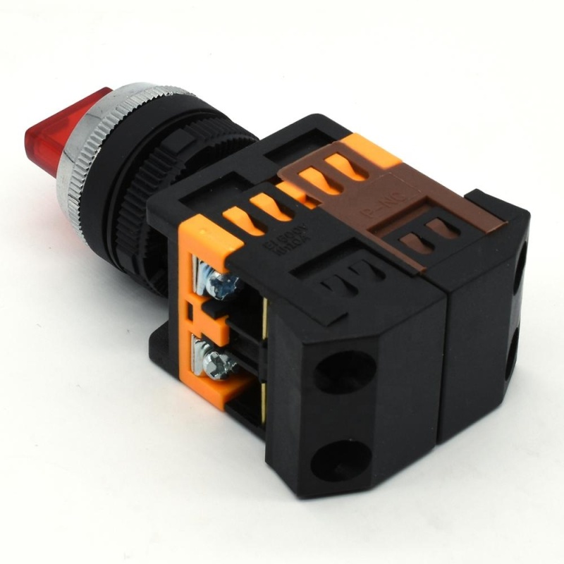 iehc 2 or 3 position selector button switch with illuminated button