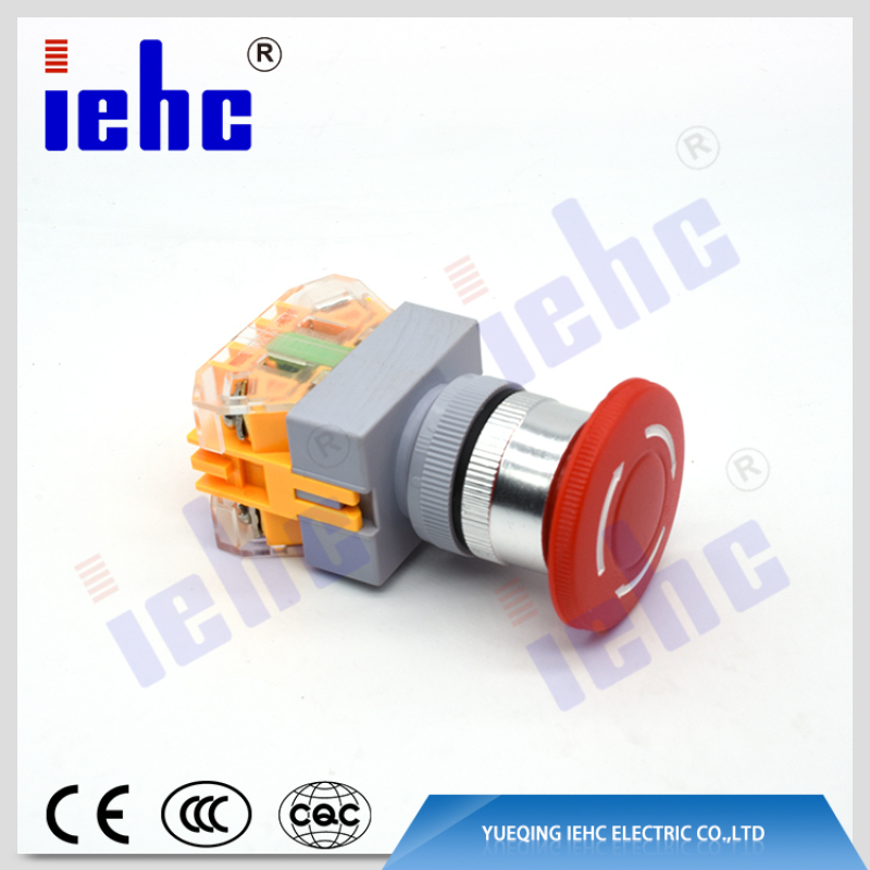 iehc LA90 rotary return Mushroom urgent Emergency push Button switch