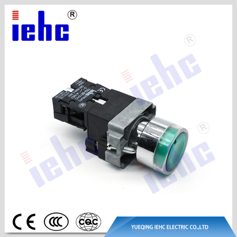 high quality XB2(LAY5) series green lamp push button switch