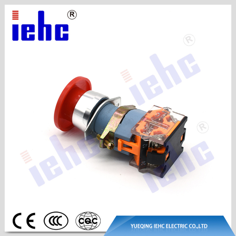 LA39 series high quality self-locking stop push button switch