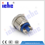 YHJ series 16mm waterproof Momentary anti-vandal metal push button switch