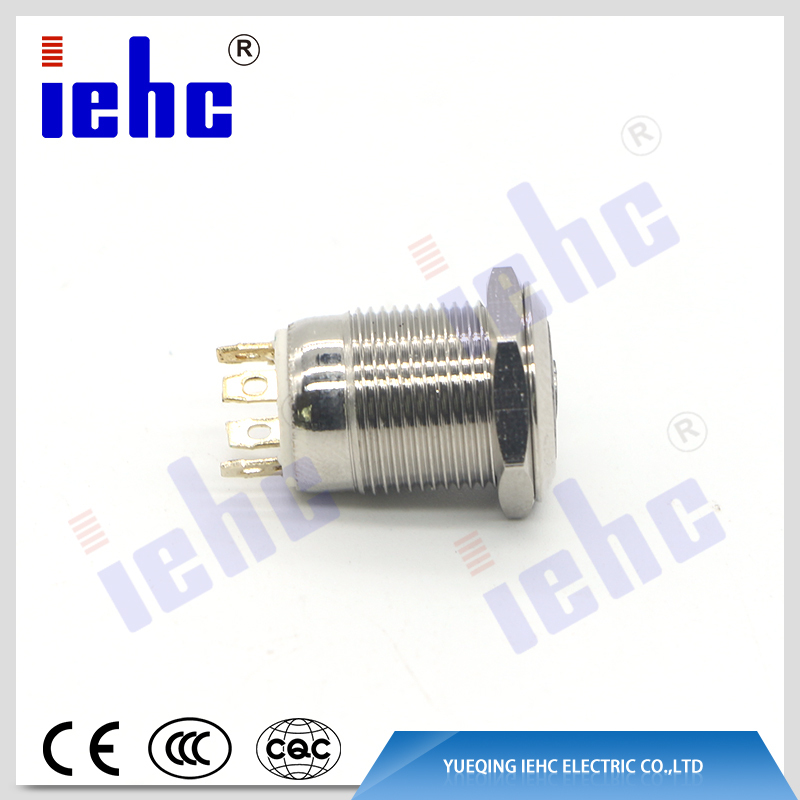 серия iehc YHJ 12 мм на металлическом кнопочном переключателе