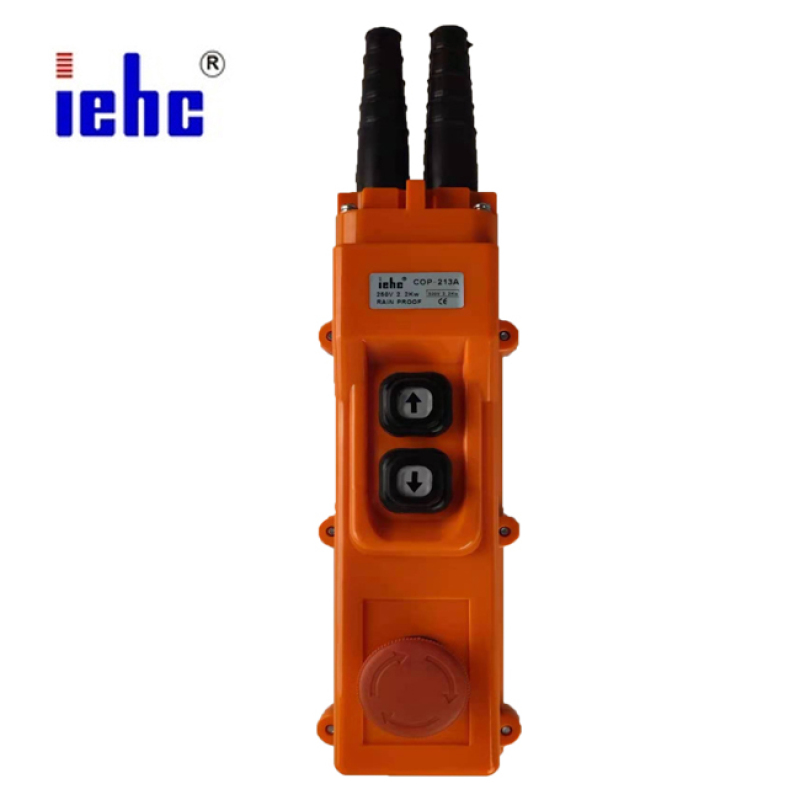 iehc Control handle button box of cop series small diamond electric hoist with emergency stop