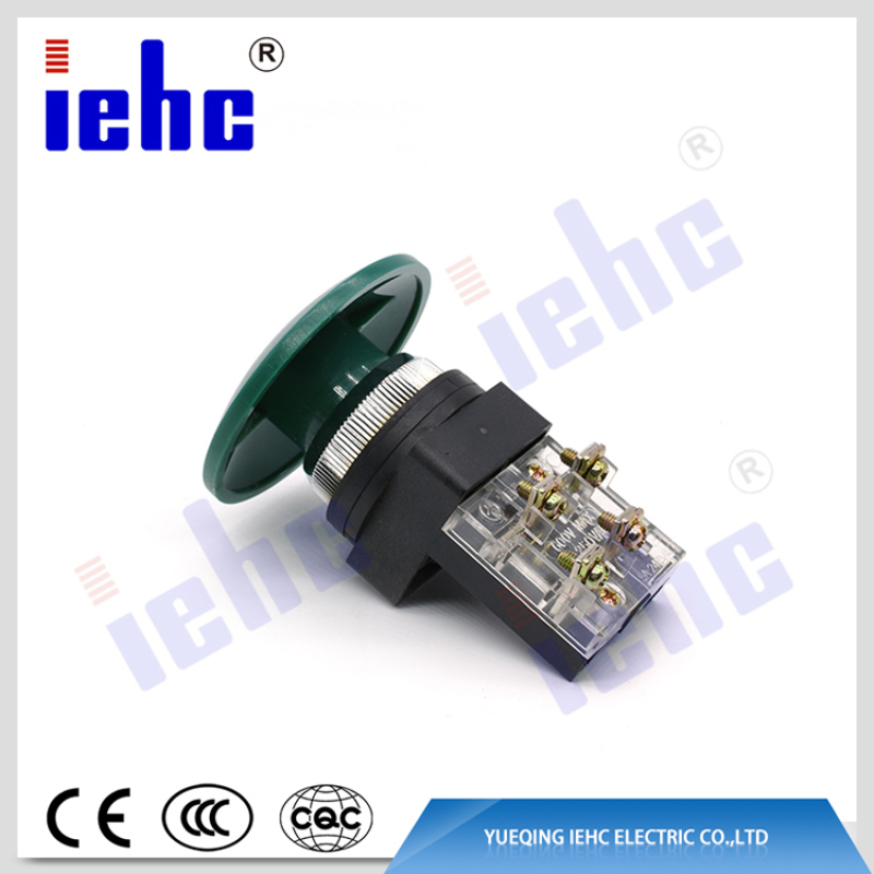 iehc high quality 250C AV 10A mushroom waterproof momentary push button switch