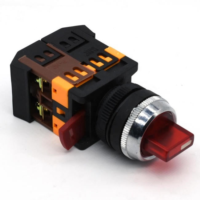 iehc 2 or 3 position selector button switch with illuminated button