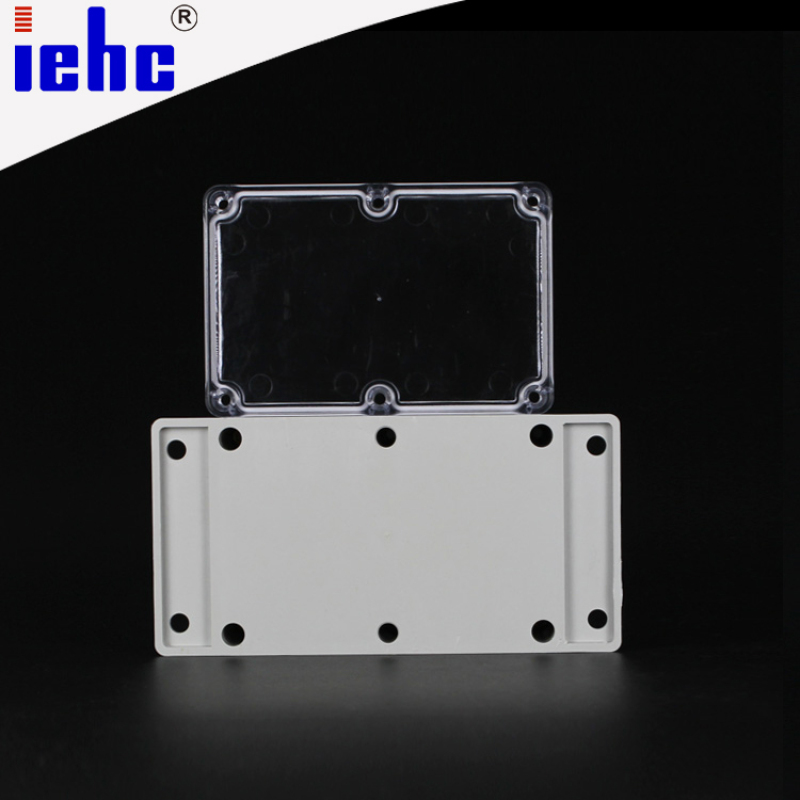 Y2 series 120*81*65mm ABC PC plastic clear lid waterproof junction box with mounting ear