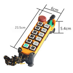 F24-12S waterproof single speed electric chain hoist wireless crane remote control