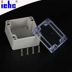 Y1-Serie 83 * 81 * 56 mm wasserdichter Batterieanschlusskasten aus ABS-PC-Kunststoff