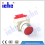 iehc LAY90 22mm flat round head momentary / latching push button switch