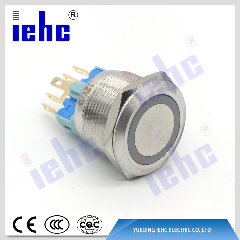 YHJ series made in China ip67 certificationilluminated push button switch