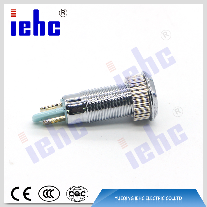 YHJ series factory supply green ip67 8mm waterproof led anti-vandal metal indicator lights