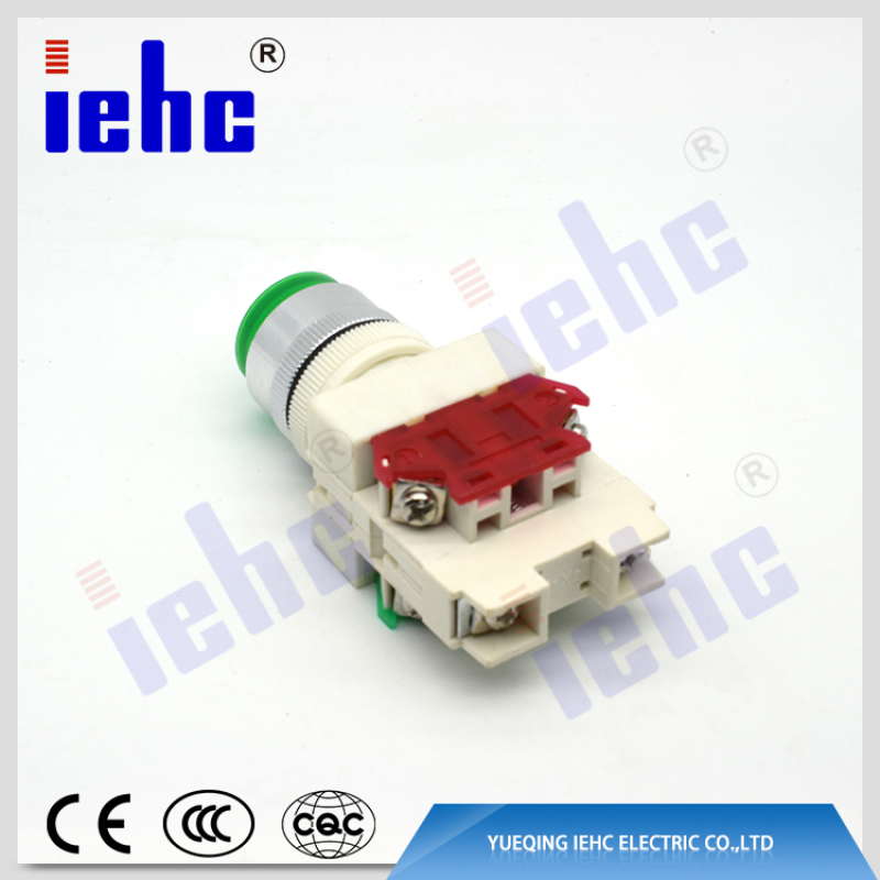 iehc LAY90 22mm momentary / latching illuminated push button switch with light