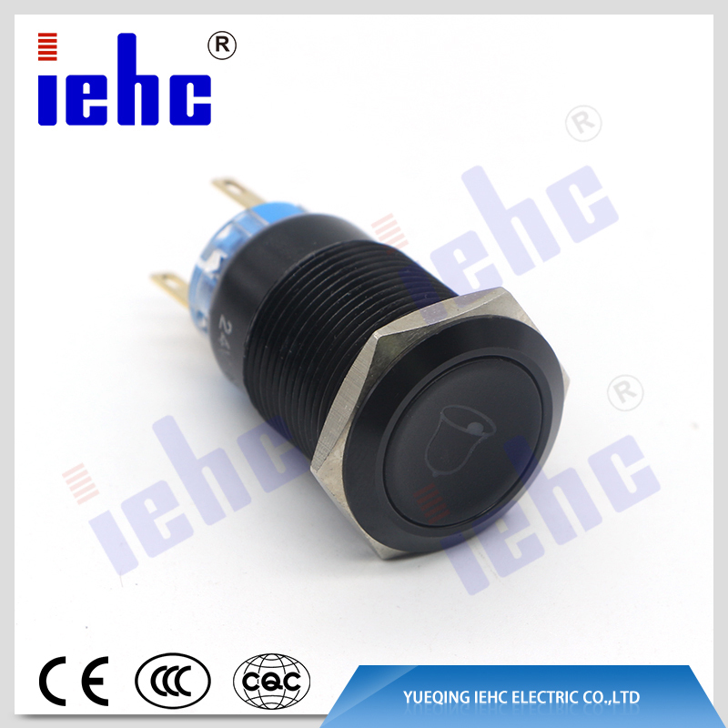 YHJ series factory supply 22mm pcb mount push button switch