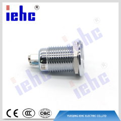 YHJ series China manufacturer 12mm ip67 white waterproof led anti-vandal metal indicator light
