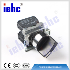 iehc high quality YB4-BD33 XB4 series 2 position rotary selector self-locking push button switch