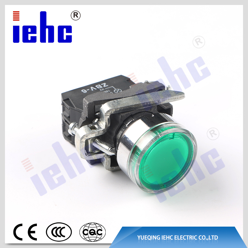 high quality XB2(LAY5) series green lamp push button switch