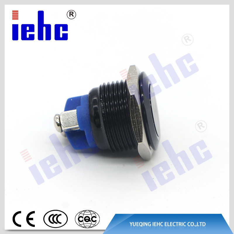 YHJ series factory supply 16mm on-off push button switch