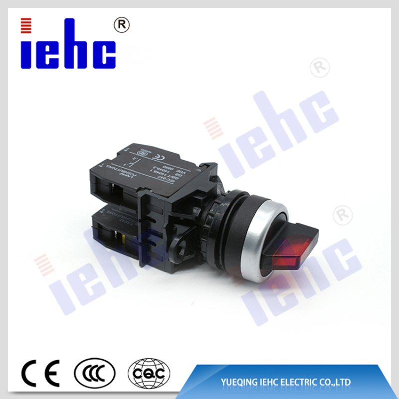 high quality LA42 series 2 or 3 position micro selector push button switch