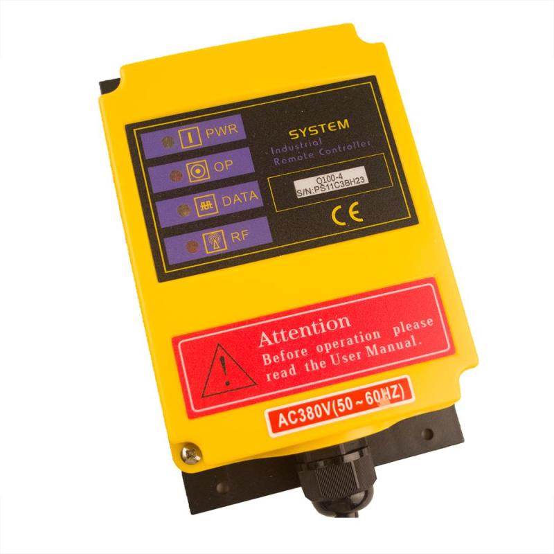 iehc Q100-4 waterproof single speed radio industrial crane electric hoist wireless remote control