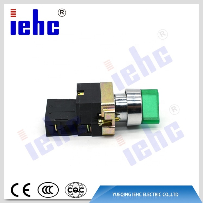 iehc high quality YB2-BK2365 XB2 ( LAY5 ) 3 position rotary selector push button switch with led light