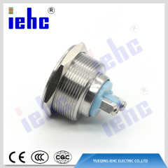 YHJ series factory supply 25mm ip67 waterproof anti-vandal blue led metal indicator light