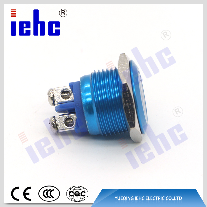 YHJ series new design factory supply 16mm pcb mount push button switch