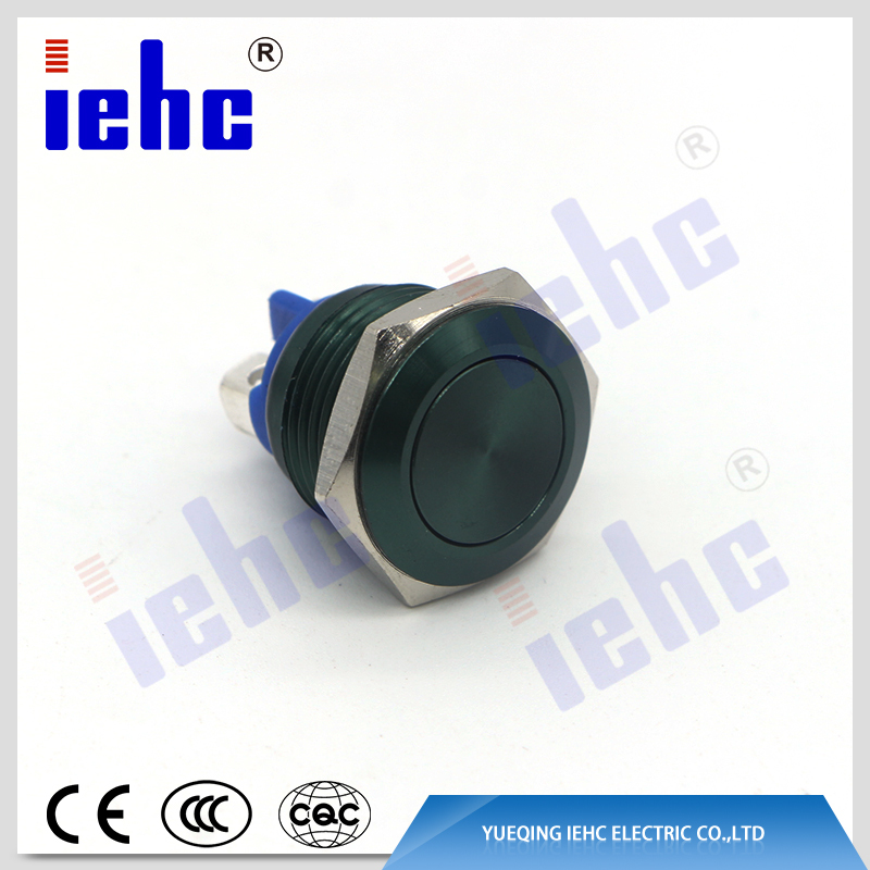 YHJ series new design factory supply 16mm led latching push button switch