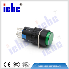 LAY90 series high quality 16mm hot push button switch with lamp