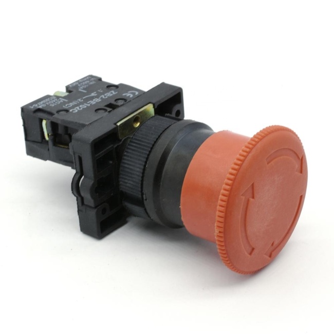 iehc YB2-ES542 XB2(LAY5) series 22mm emergency stop self-locking latching mushroom spring return push button switch