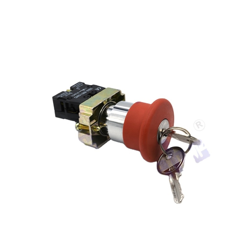 iehc high quality YB2-BS142 XB2 ( LAY5 ) 22mm 2 or 3 position rotary selector switch with key