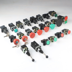 Iehc LA42-11YH series high quality switch, red and green double button switch, button with light