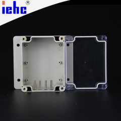 Y2 series 115*90*68mm ABC PC plastic transparent lid waterproof junction box with ear