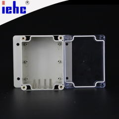 Y2 series 115*90*68mm ABC PC plastic transparent lid waterproof junction box with ear