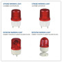 iehc Waterproof industrial beacon security red light led warning lamp