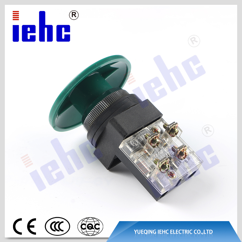 iehc high quality 250C AV 10A mushroom waterproof momentary push button switch