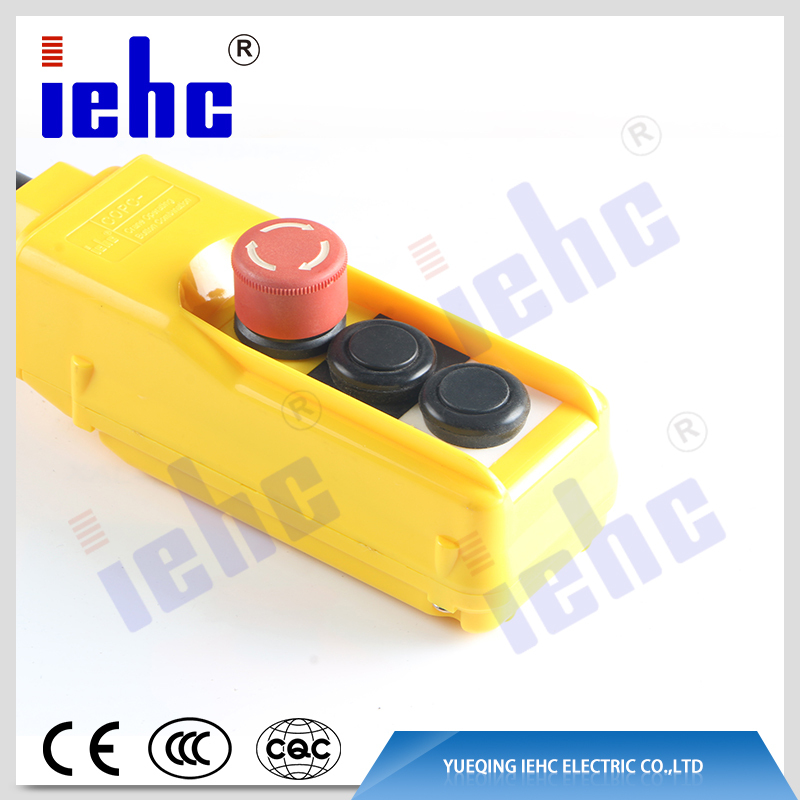 iehc COPC(COB)series rainproof emergency stop crane push button switch pendant control station