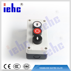 XAL series waterproof 3 position spring return push button switch control station box