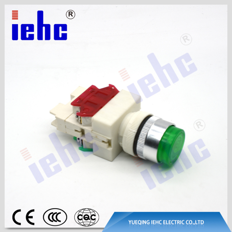 LAY90 22mm momentary / latching indicator lamp light switch