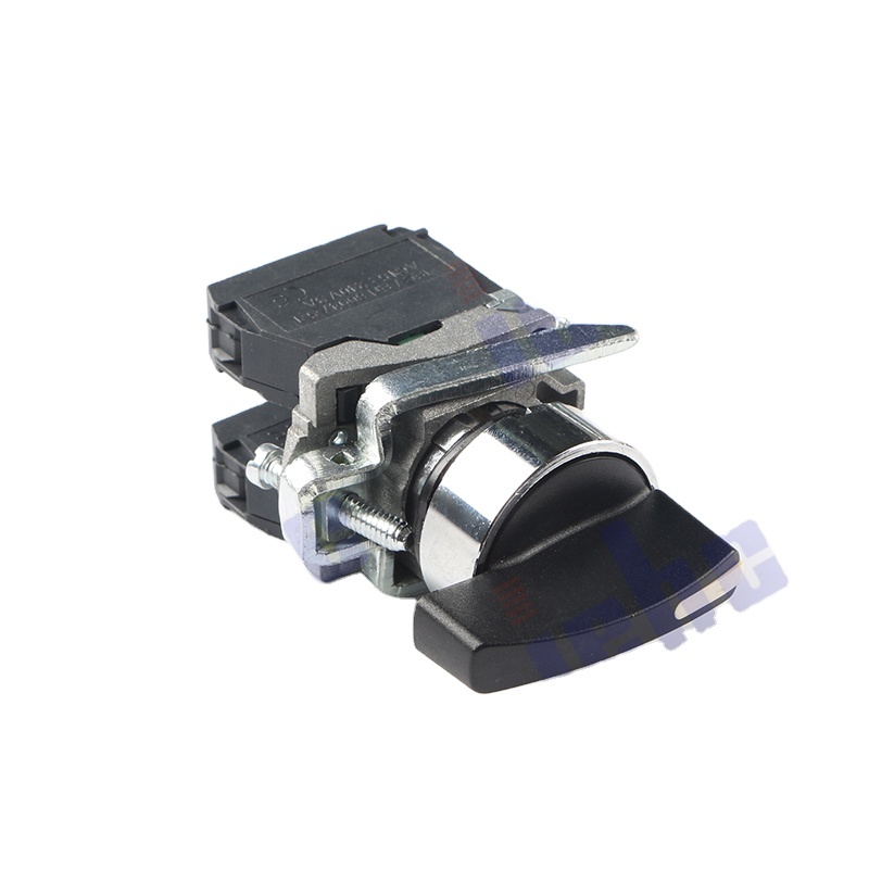 iehc high quality YB4-BJ53 XB4 series 3 position spring return rotary selector switch with long handle