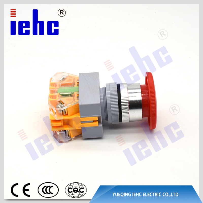 iehc LA90 rotary return Mushroom urgent Emergency push Button switch