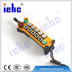 Telec-iehc Factory supply F24-10D CE FCC industrial universal wireless remote control control for crane